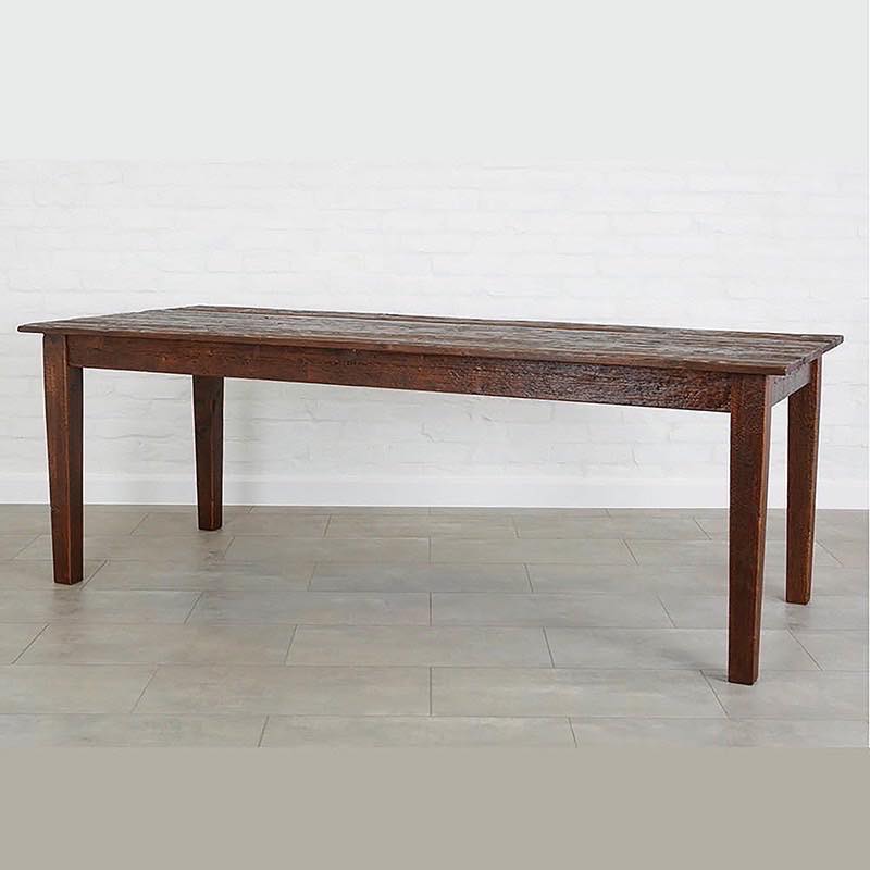 Reclaimed Wood Provence Farm Table, 10ft - Saddle